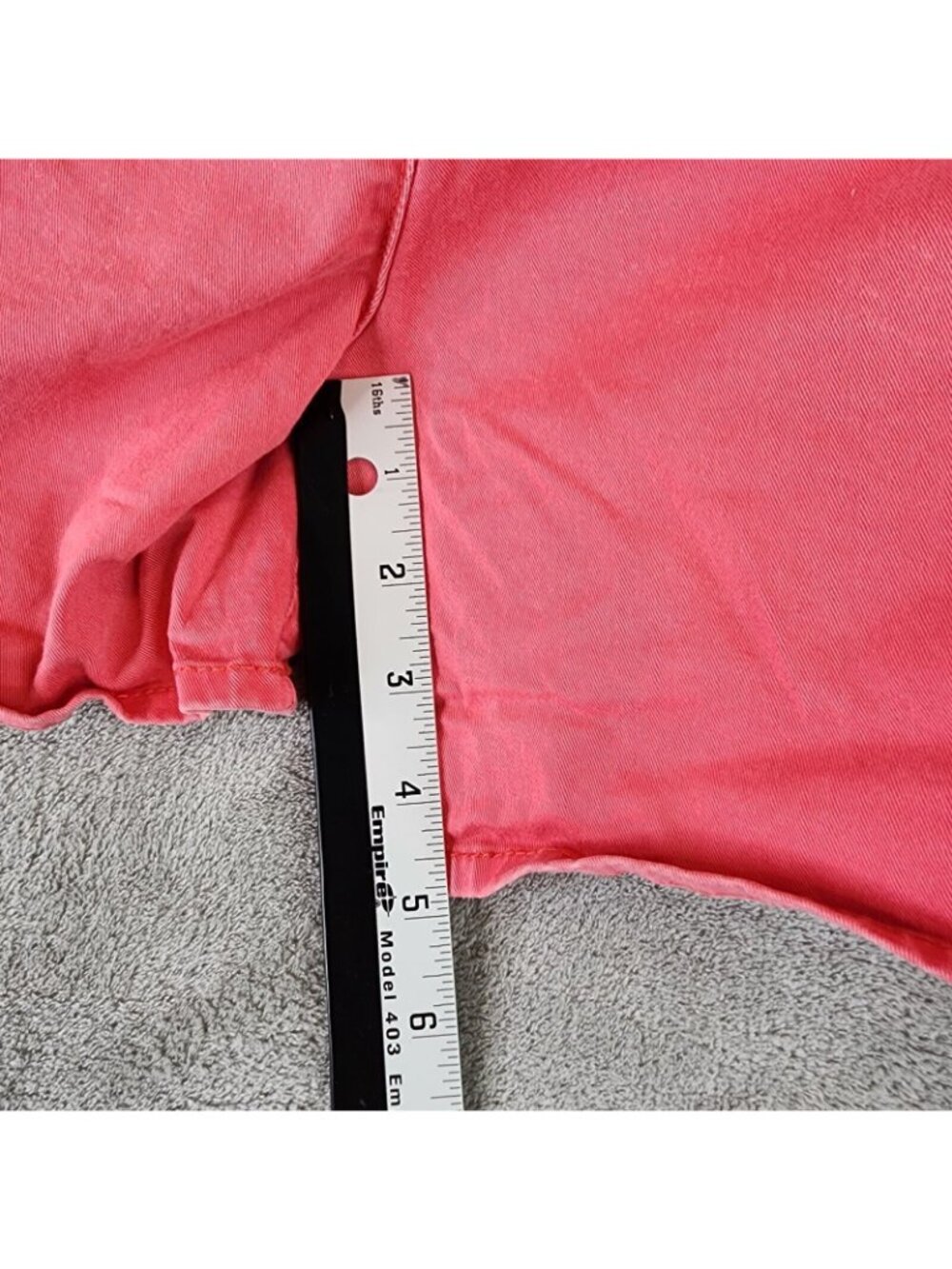 Womens American Eagle Pink Midi Chino Shorts Cotton Blend Stretch Size 00 - Picture 5 of 7